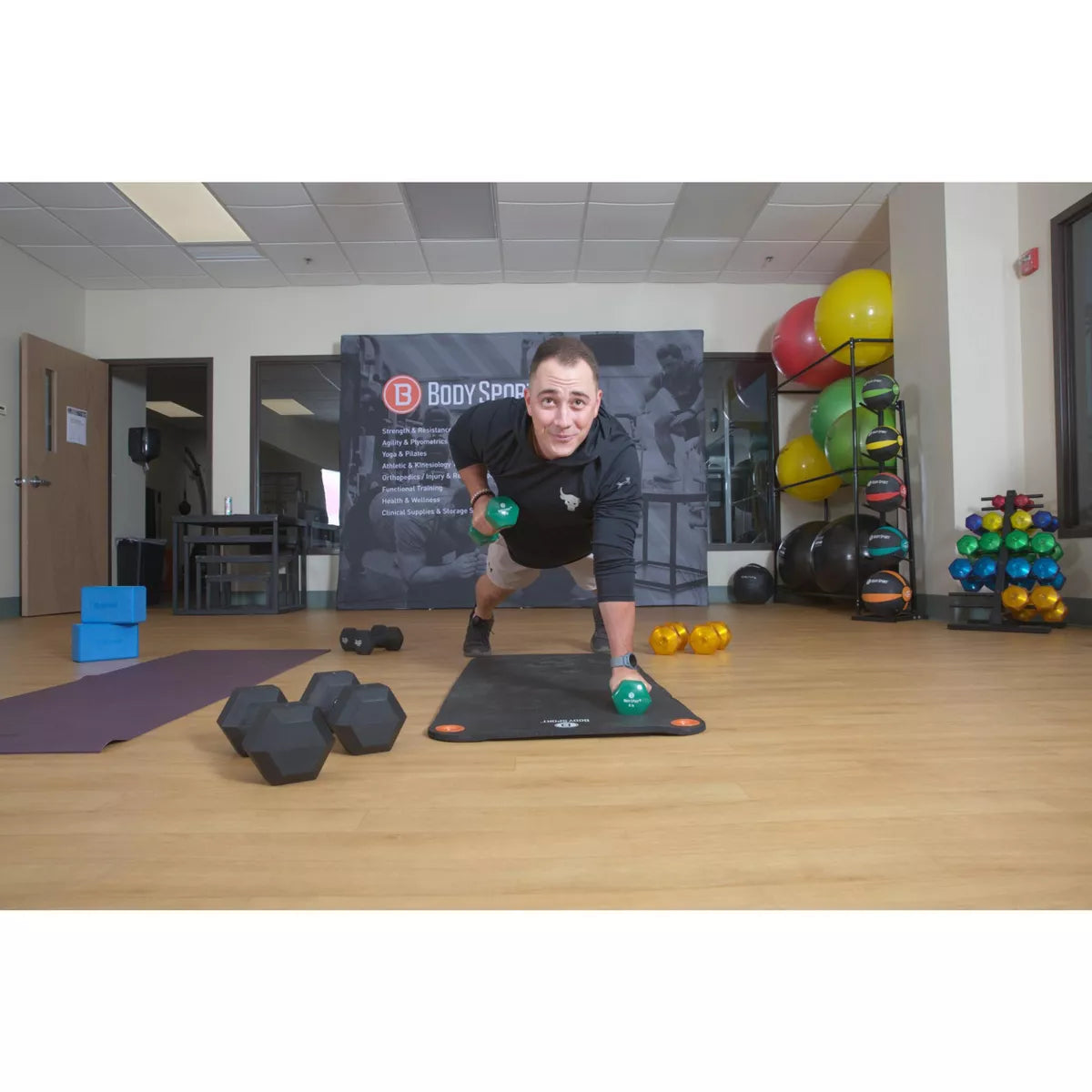 Bodysport Neoprene Dumbbell - 1 Dumbbell